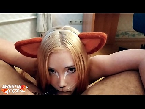 ❤️ Kitsune traga o pau e corre na súa boca ❤️❌ Follar en nós ﹏